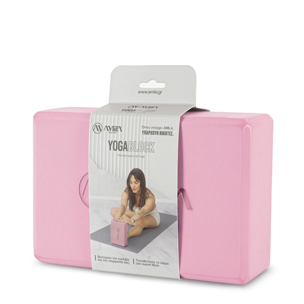 Τούβλο Yoga AMILA Brick Ροζ