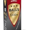 Μπαλάκια Ping Pong Sunflex SX40+ Competition PVC 3 Τεμάχια