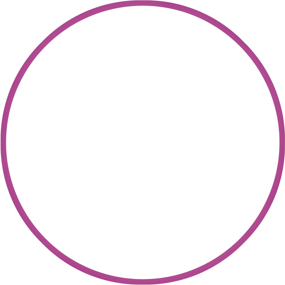 Χούλα-Χουπ HQ 60cm - Φ19mm - 230gr, Φούξια