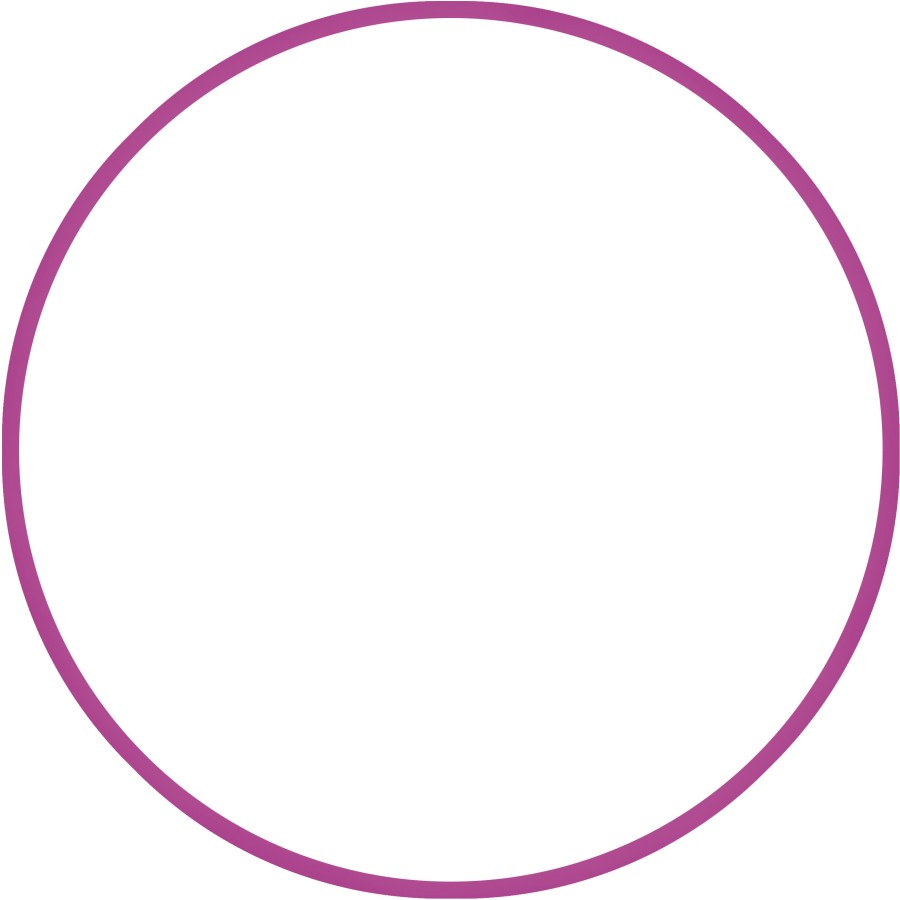 Χούλα-Χουπ HQ 60cm - Φ19mm - 230gr, Φούξια