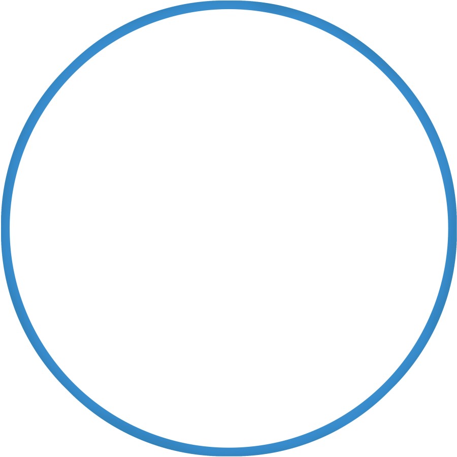 Χούλα-Χουπ HQ 70cm - Φ19mm - 280gr, Μπλε