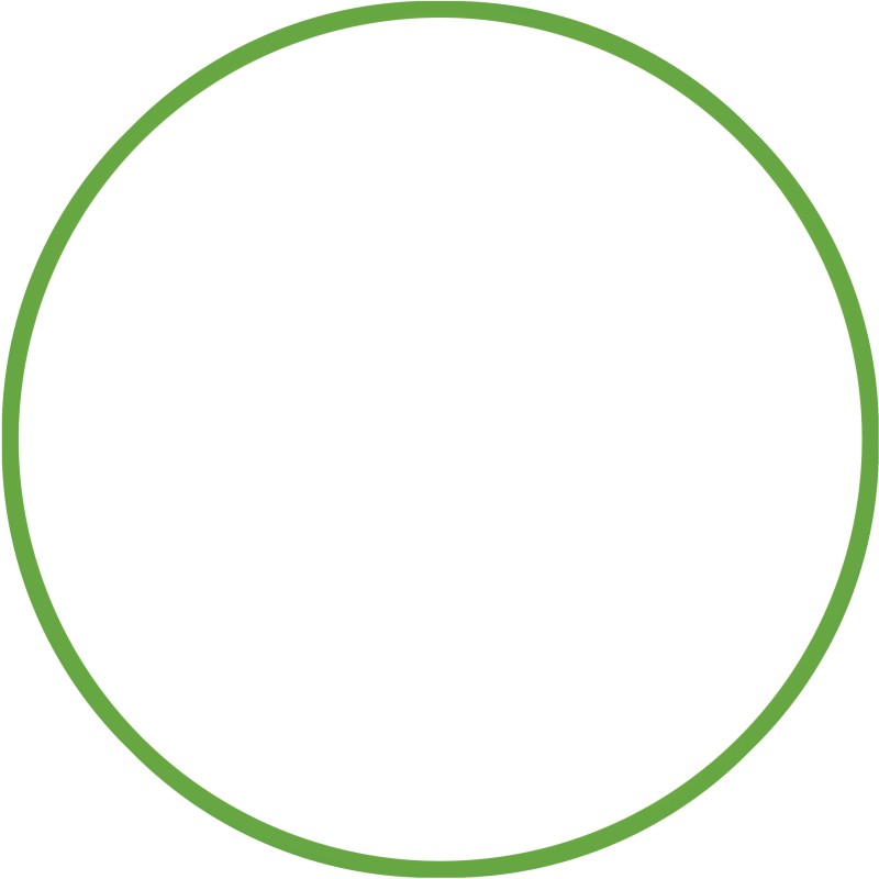 Χούλα-Χουπ HQ 70cm - Φ19mm - 280gr, Πράσινο