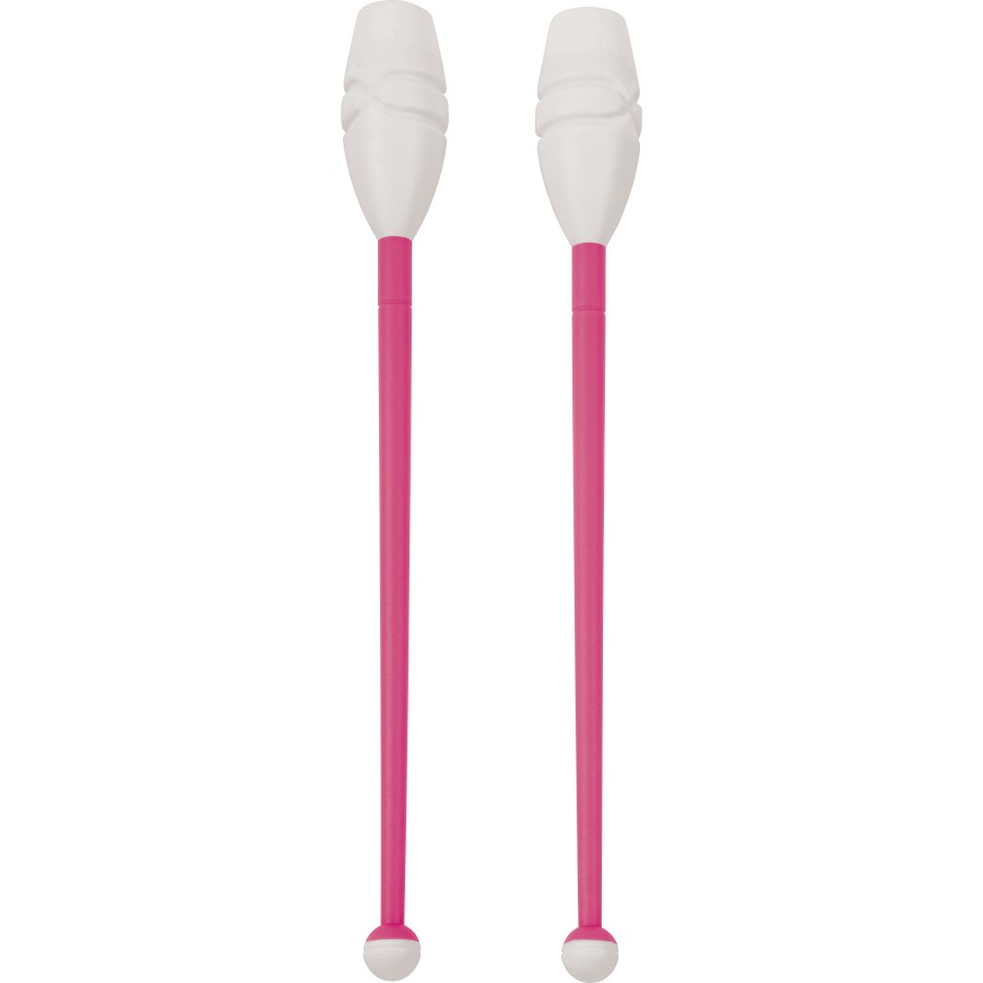 Κορίνες Ρυθμικής Γυμναστικής 45cm Μαλακές, Φούξια/Λευκό