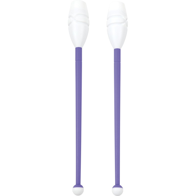 Κορίνες Ρυθμικής Γυμναστικής 45cm Μαλακές, Μωβ/Λευκό