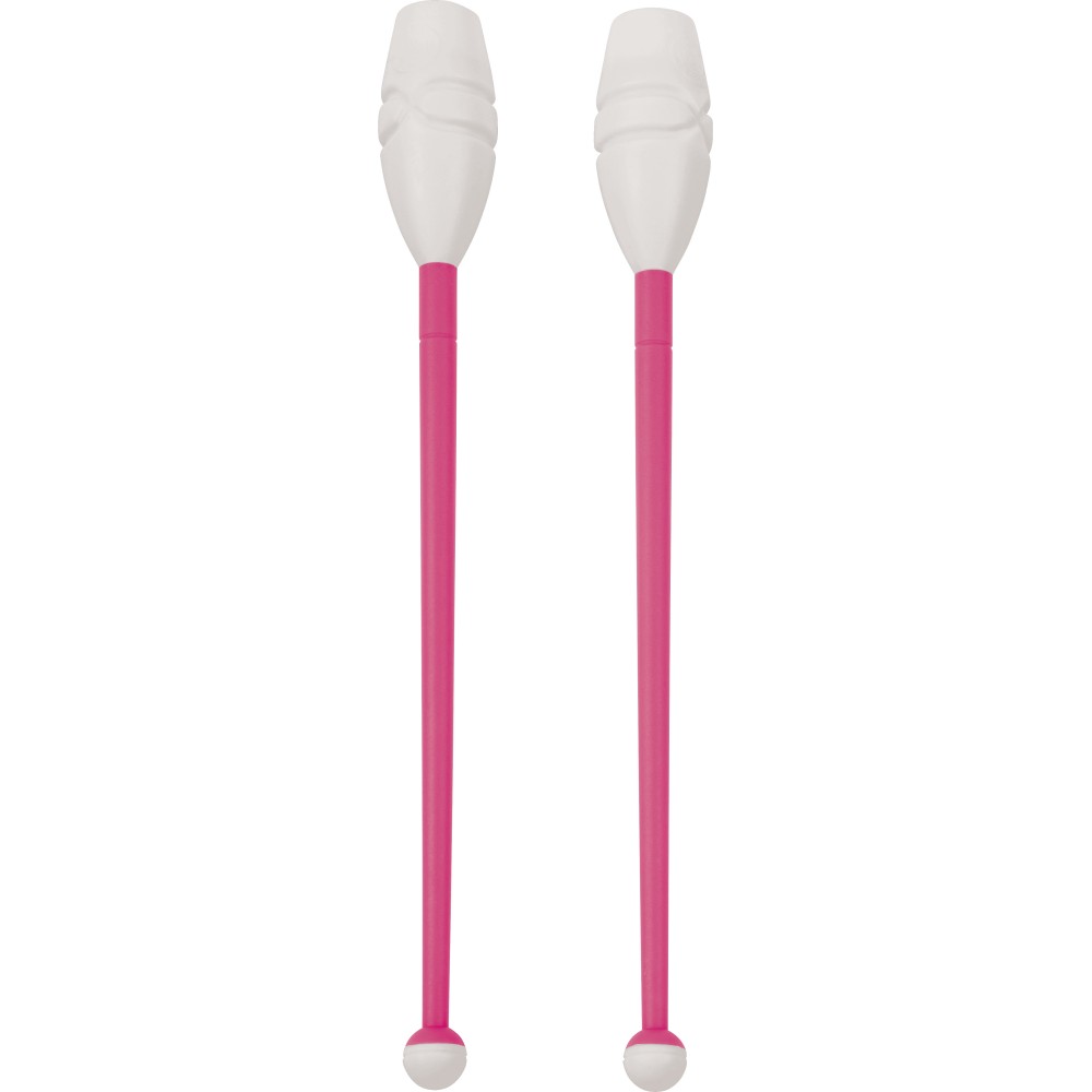 Κορίνες Ρυθμικής Γυμναστικής 41cm Μαλακές, Φούξια/Λευκό