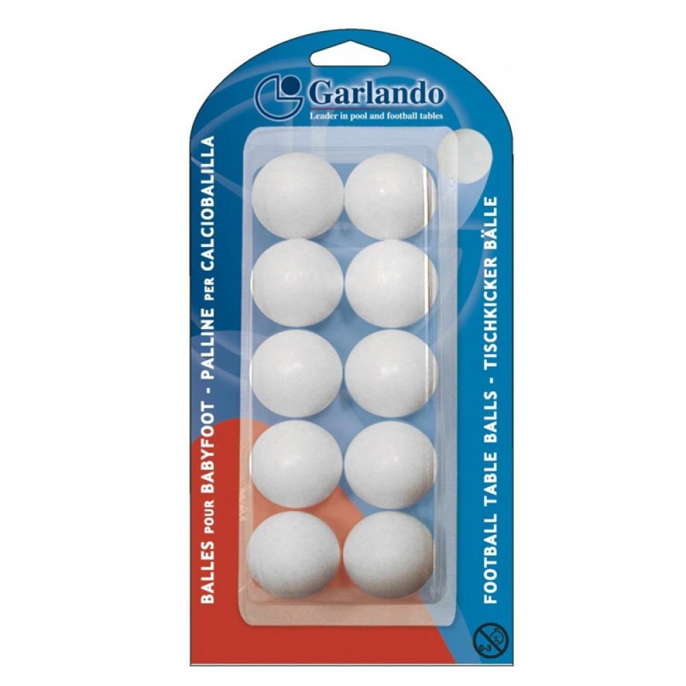 ΜΠΑΛΑΚΙΑ (10pcs) white FOOTBALL TABLE