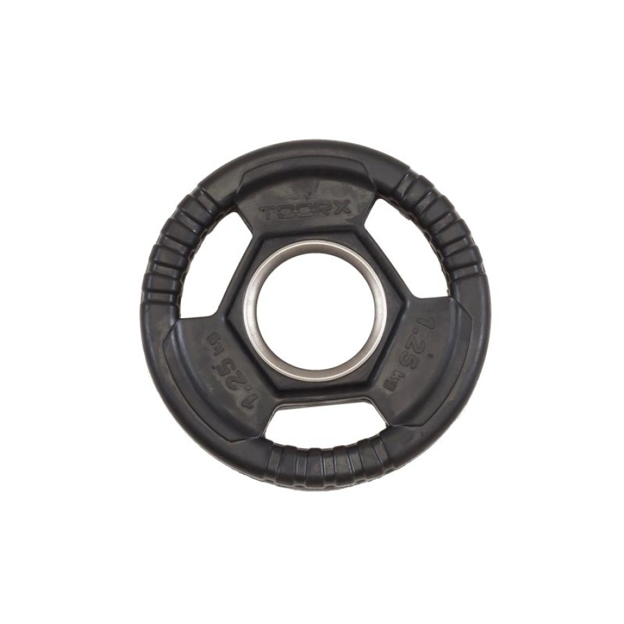 ΔΙΣΚΟΣ ΠΛΑΣΤΙΚΟΣ Φ50 (1,25kg) ΜΕ ΛΑΒΕΣ Toorx