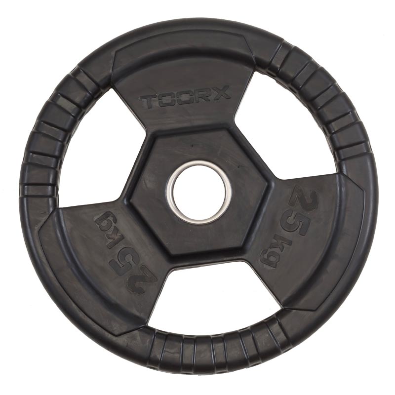 ΔΙΣΚΟΣ ΠΛΑΣΤΙΚΟΣ Φ50 (25,0kg) ΜΕ ΛΑΒΕΣ Toorx