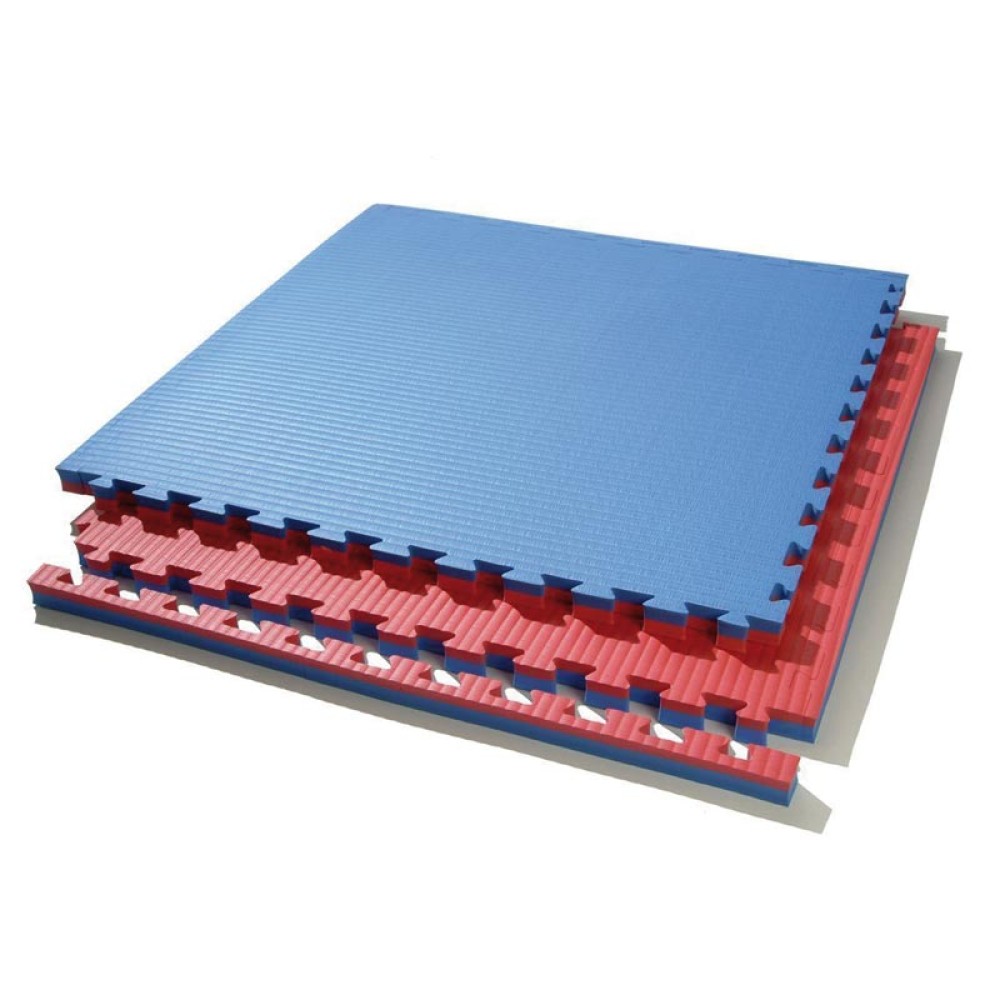 TATAMI (MAT02-100) 100x100x2cm (Red & Blue) Toorx