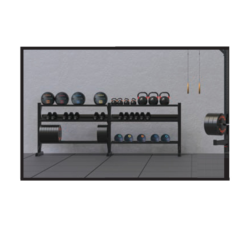 STAND (RB-3R168) ALONE RACK with 3 shelves 183 cm Toorx