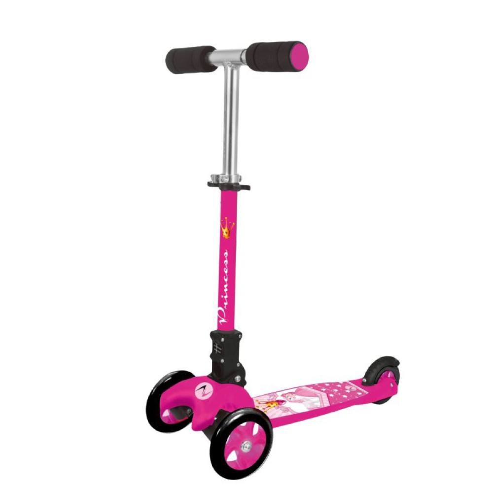 ADVENTURE KID PRINCESS fuchsia 3 weels scooter