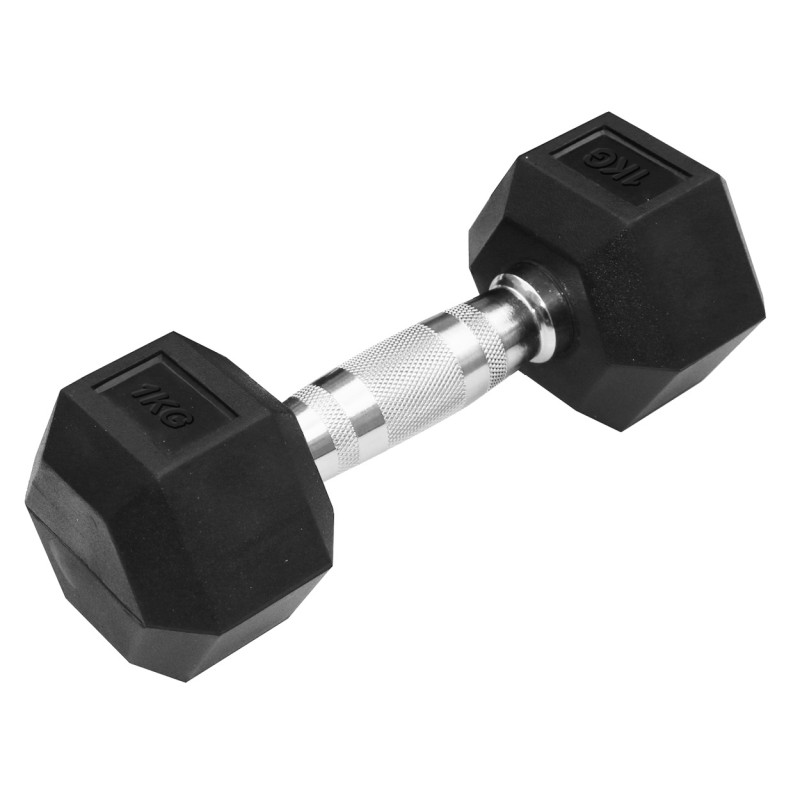 Εξάγωνος Αλτήρας με λάστιχο (1 kg)