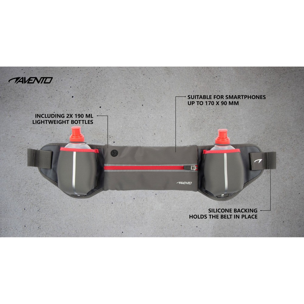Avento Ζώνη με 2 δοχεία νερού