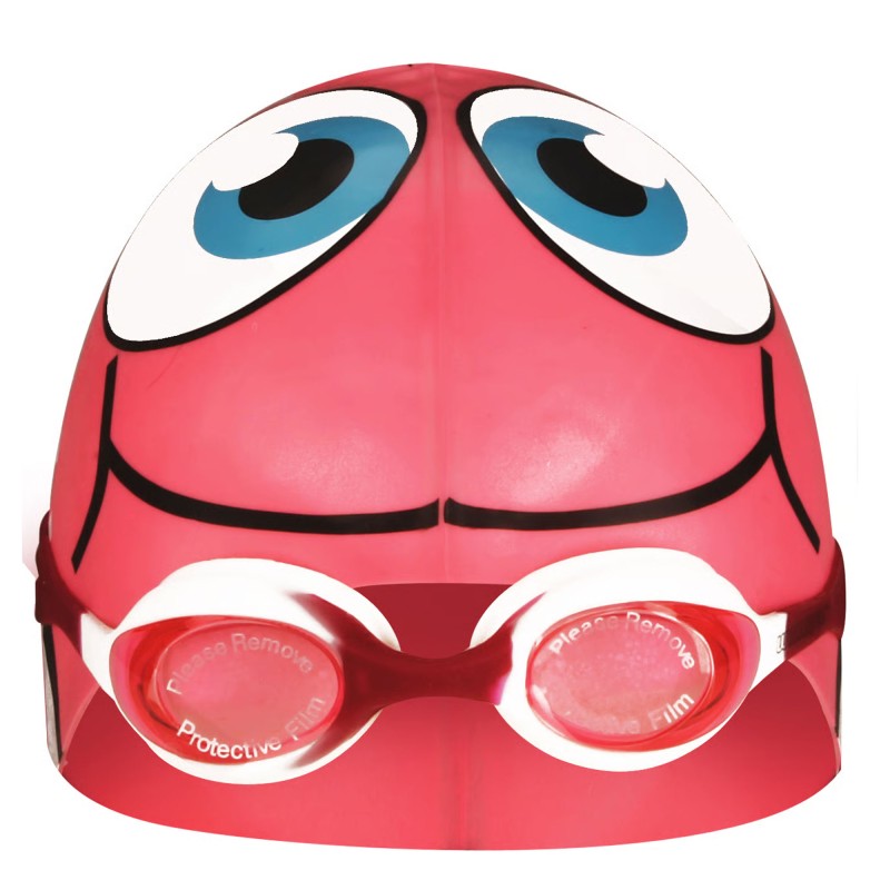 Waimea Σκουφάκι και Γυαλάκια κολύμβησης junior (ροζ)