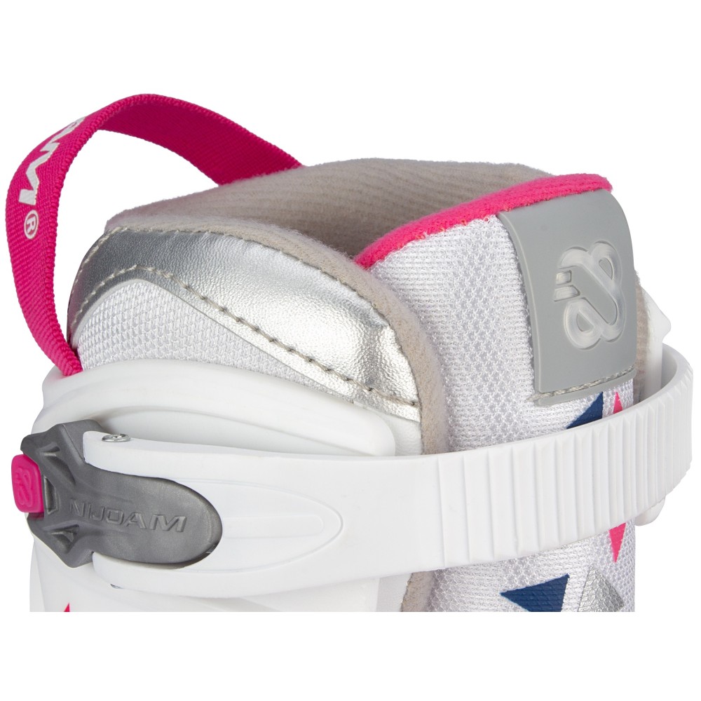 Nijdam Inline Skates Ρυθμιζόμενα "White Wedge"