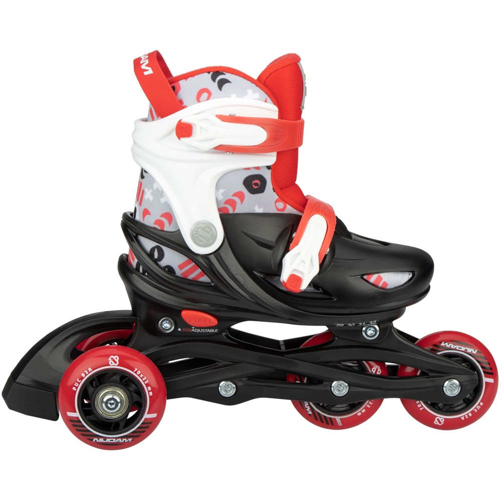 Nijdam Inline Skates Ρυθμιζόμενα 3-σε-1 "Street Shift"