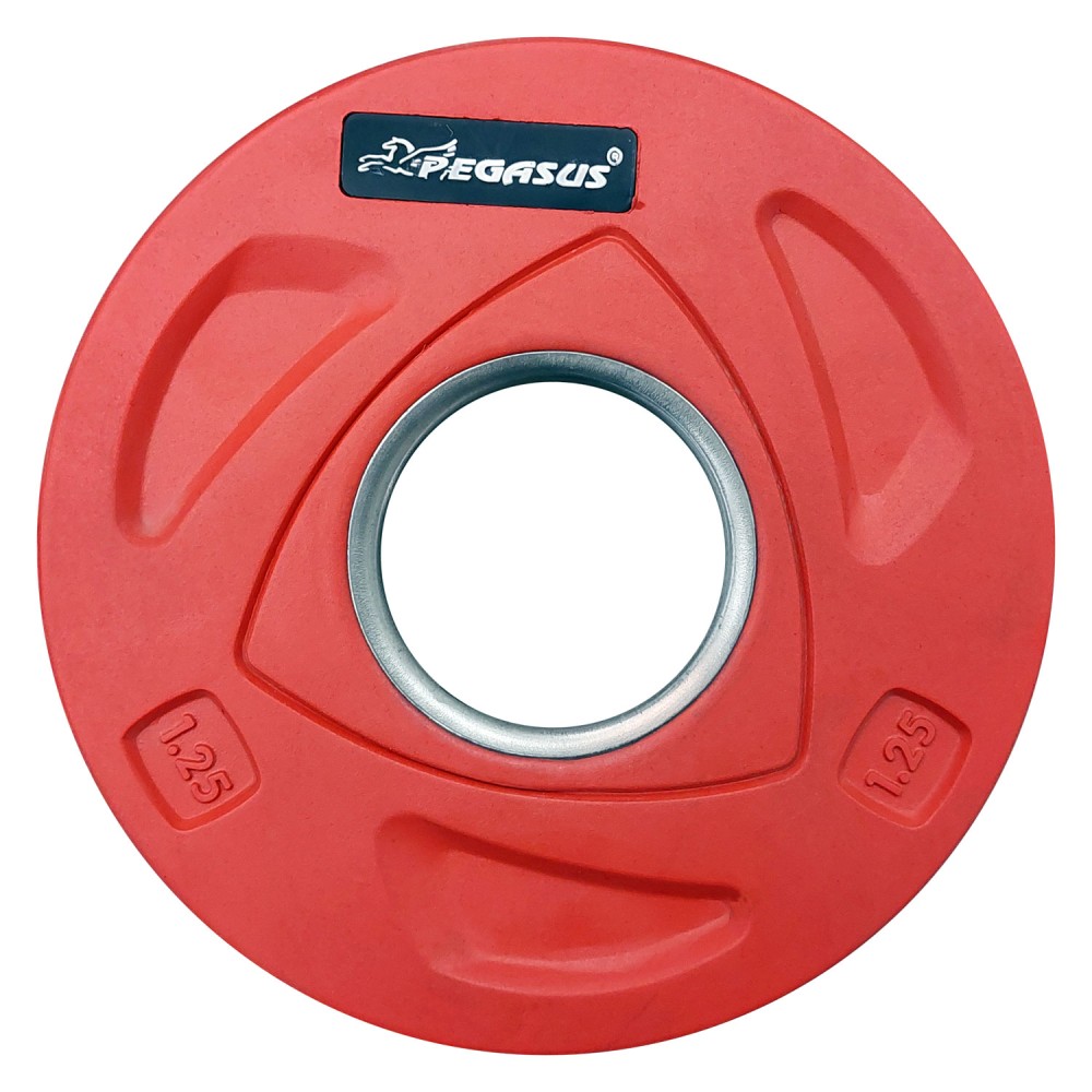 Ολυμπιακός Δίσκος με Λάστιχο 1,25kg (έγχρωμος)