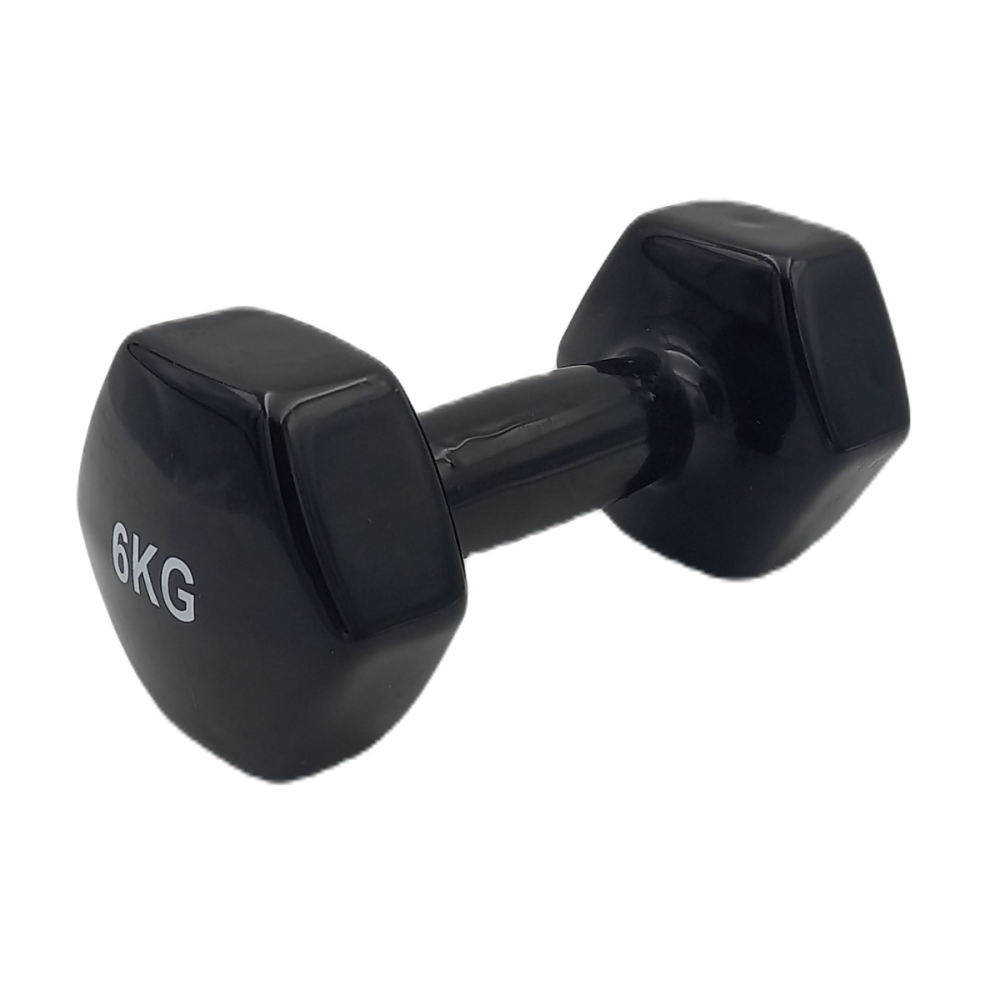 Ζευγάρι Αλτήρων Βινυλίου Μαύρο 6kg Pro-Fit