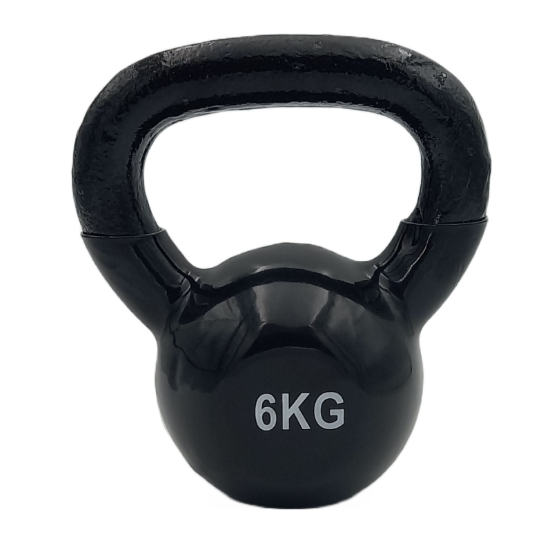 Kettlebell Βινυλίου Μαύρο 6kg Pro-Fit