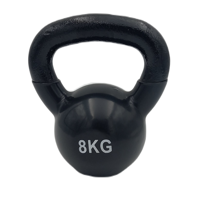 Kettlebell Βινυλίου Μαύρο 8kg Pro-Fit