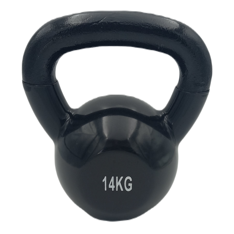 Kettlebell Βινυλίου Μαύρο 14kg Pro-Fit