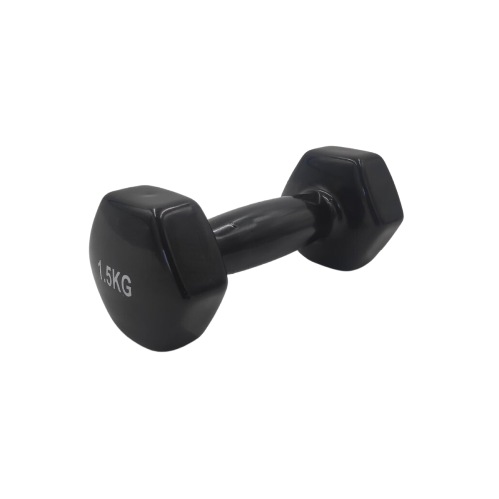 Ζευγάρι Αλτήρων Βινυλίου Μαύρο 1,5kg Pro-Fit