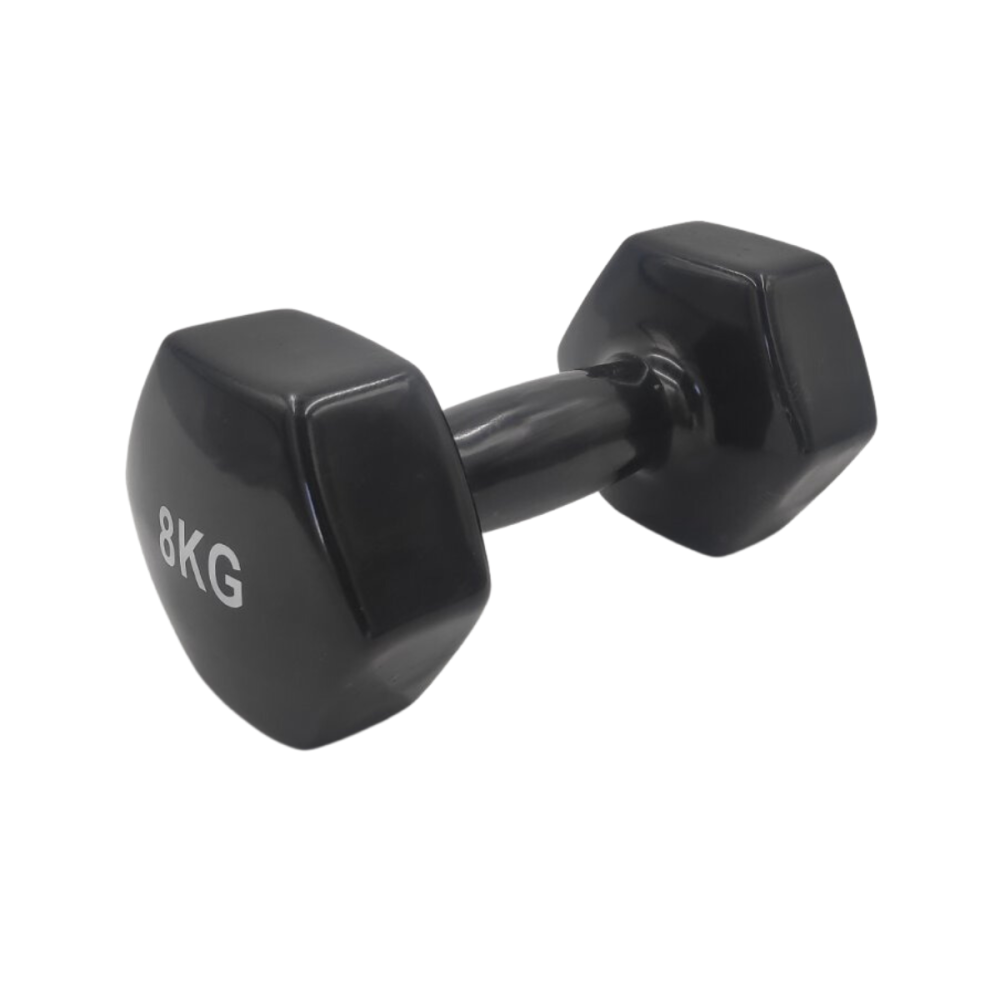 Ζευγάρι Αλτήρων Βινυλίου Μαύρο 8kg Pro-Fit