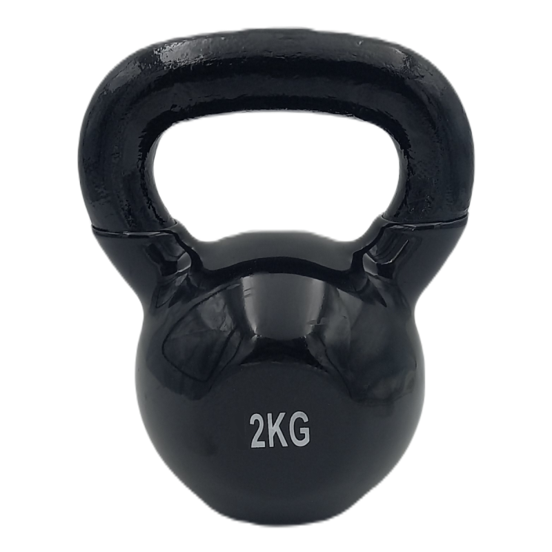 Kettlebell Βινυλίου Μαύρο 2kg Pro-Fit