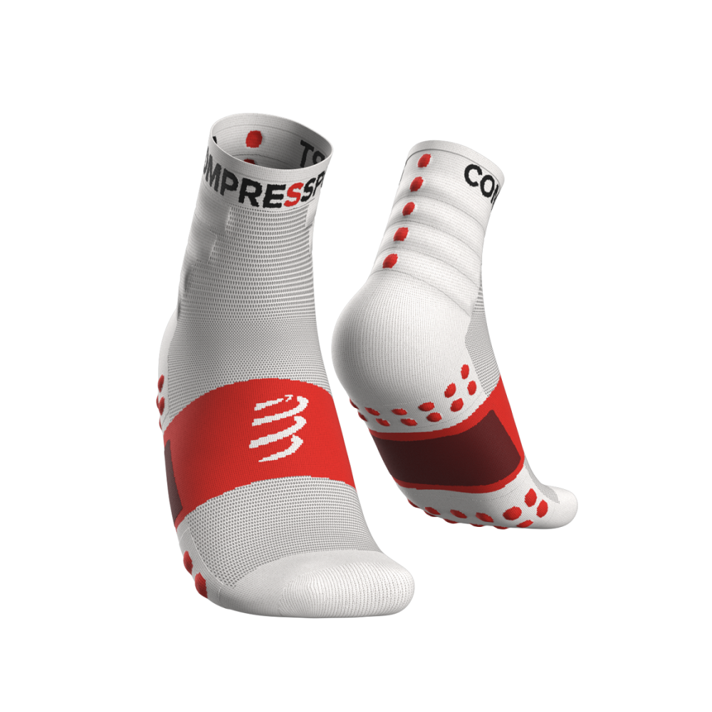 COMPRESSPORT 2-PACK SOCKS (ΑΣΠΡΗ) 35-38