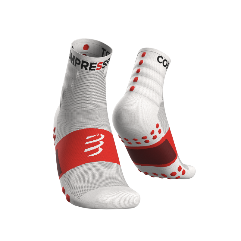 COMPRESSPORT 2-PACK SOCKS (ΑΣΠΡΗ) 39-41