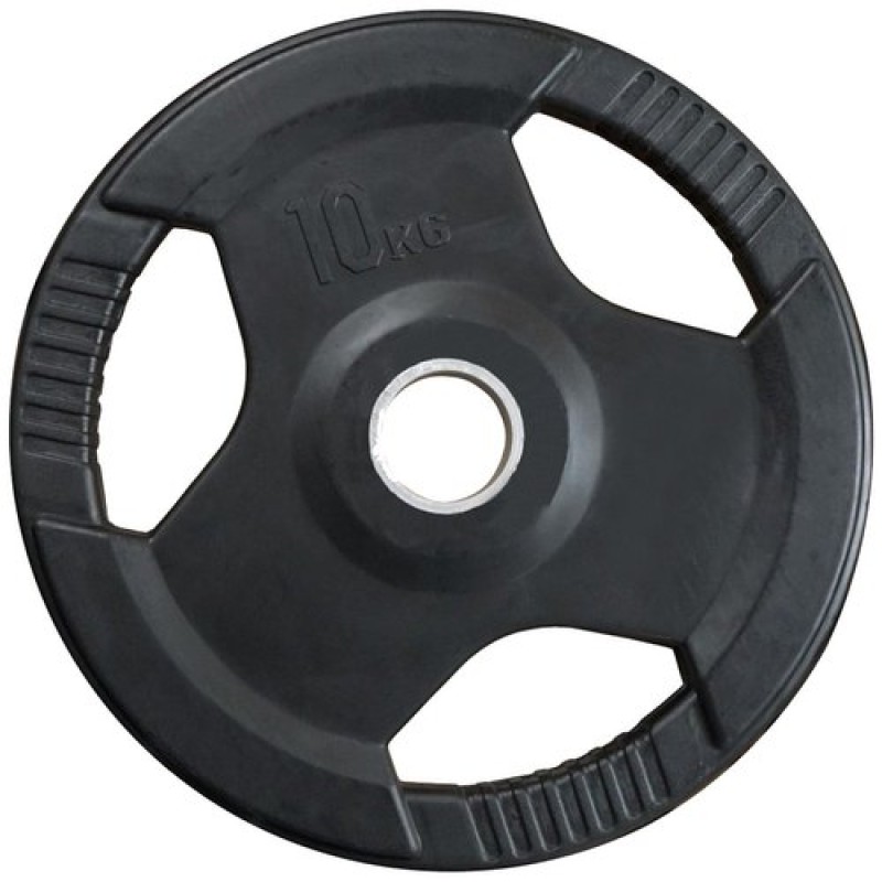 OLYMPIC BLACK RUBBER PLATE  10 kg