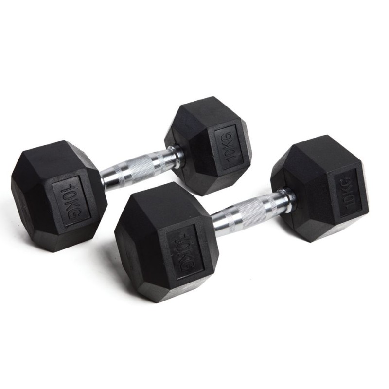 HEXAGONAL DUMBBELLS 2x2kg
