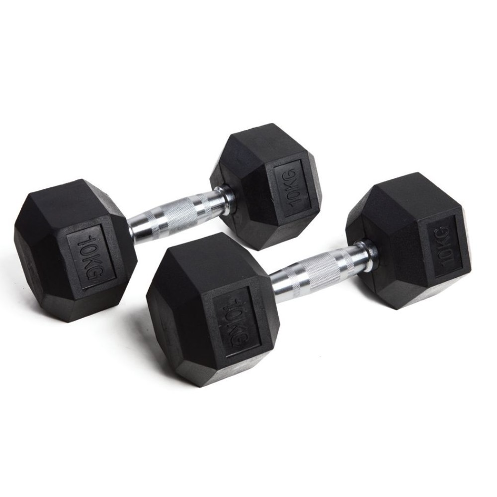 HEXAGONAL DUMBBELLS 2 x 15kg