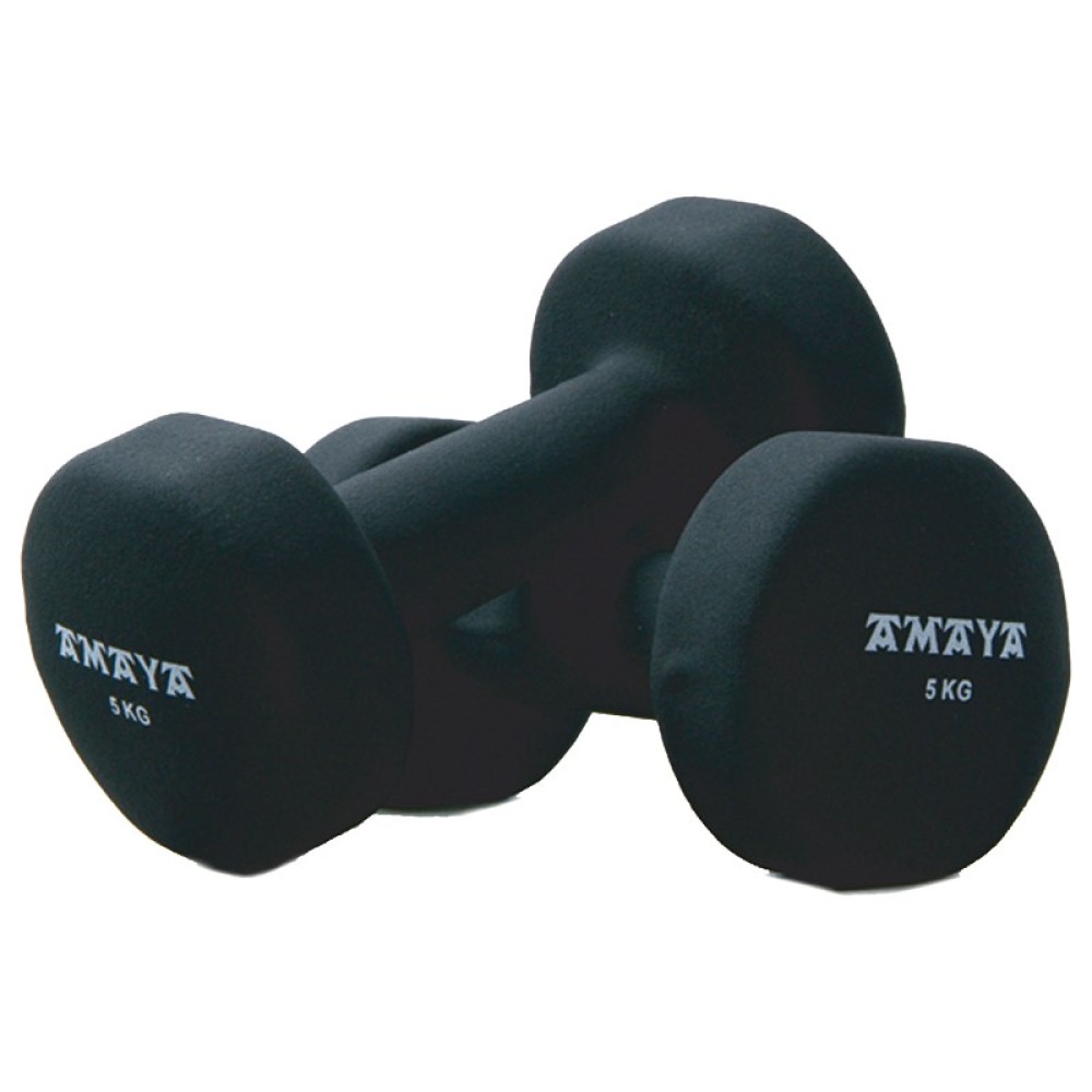 Dumbbells - Neoprene dumbbells set 2 x 5 kg