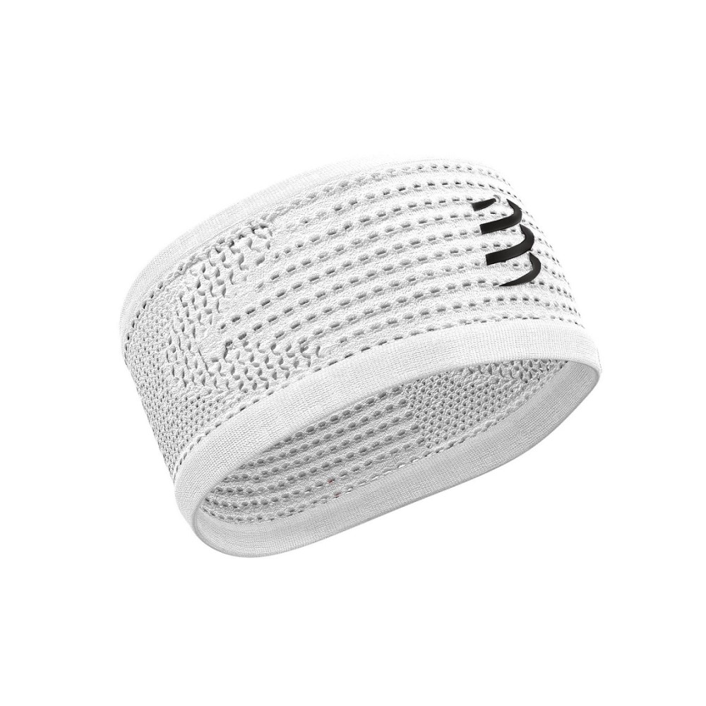 Compressport Headband - (WHITE BLACK)