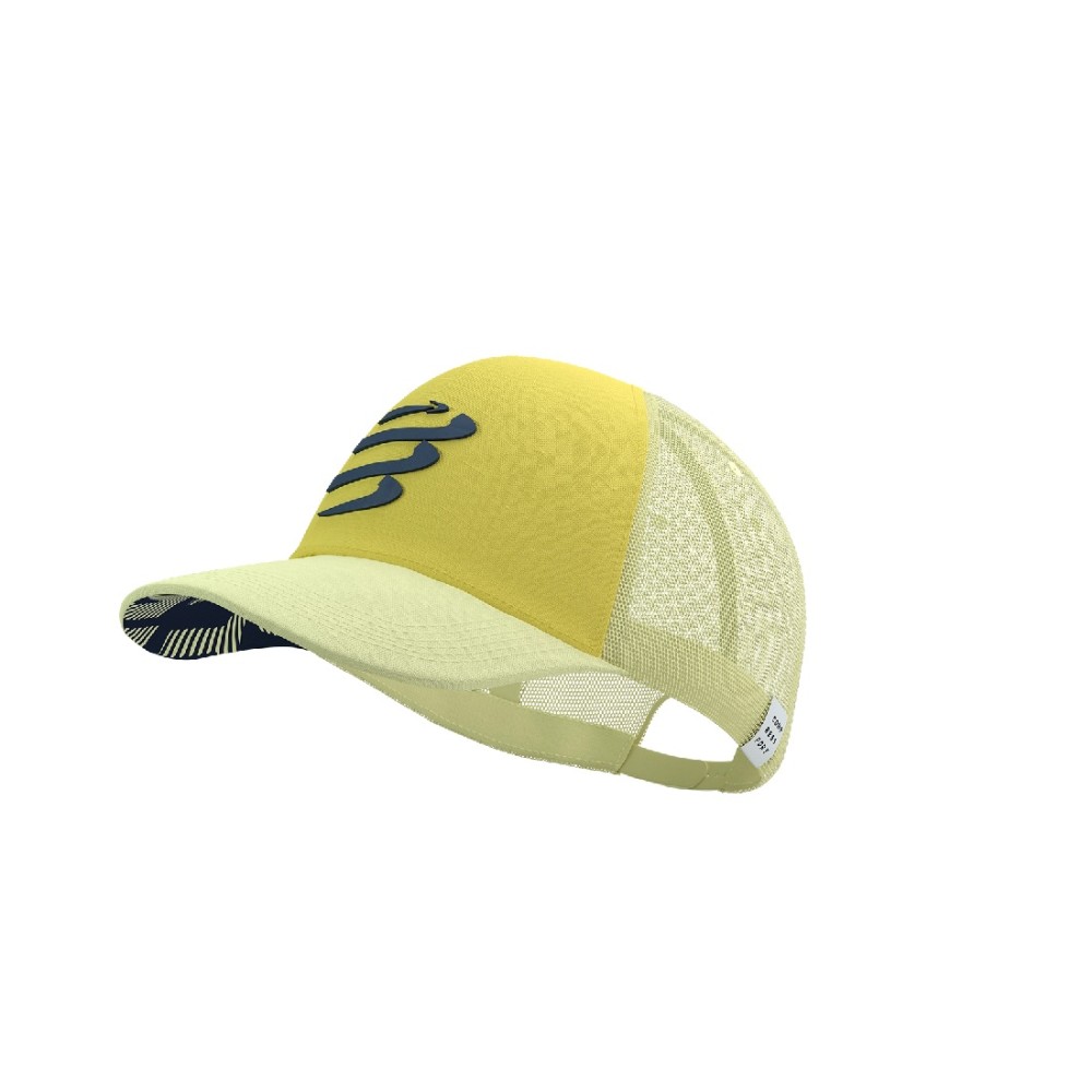 COMPRESSPORT Trucker Cap - Yellow/Light Yellow