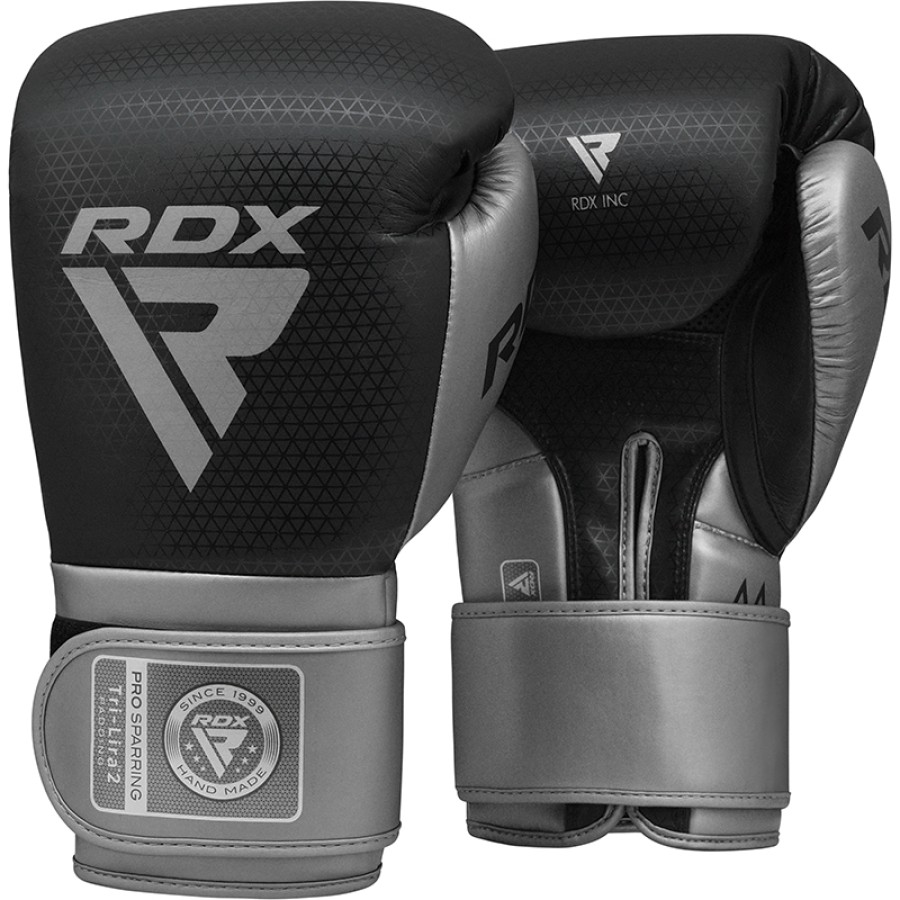 BOXING GLOVES MARK PRO SPARRING TRI LIRA 2 SILVER 12OZ