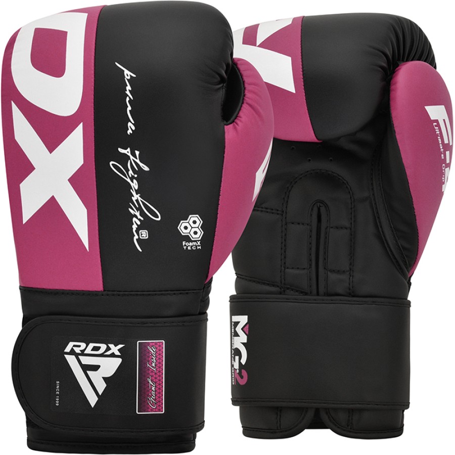 BOXING GLOVES REX F4 PINK/BLACK-10oz