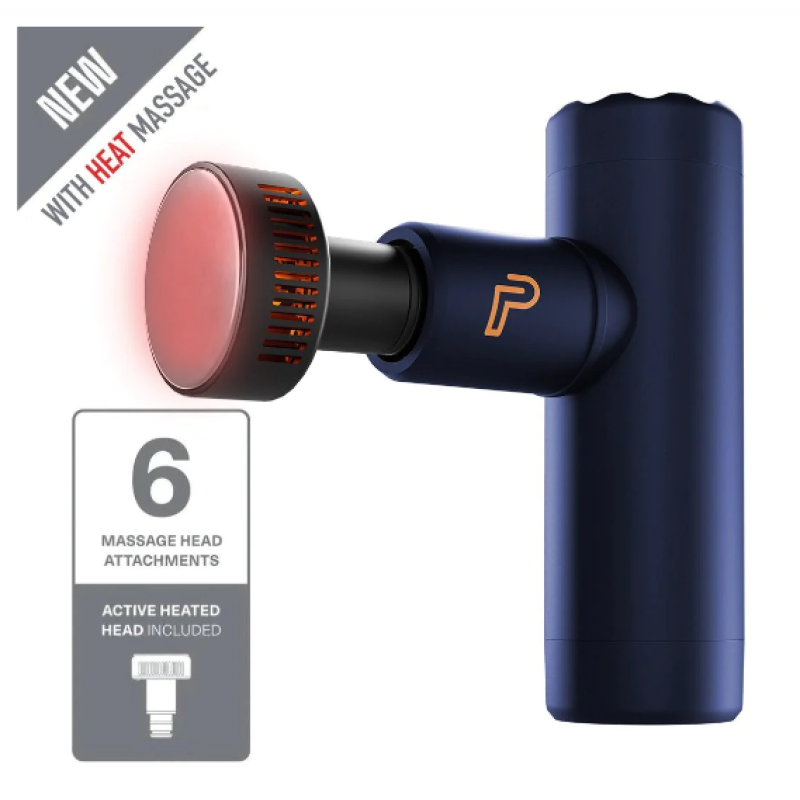 IGNITE MINI MASSAGE GUN WITH HEAT (BLUE)