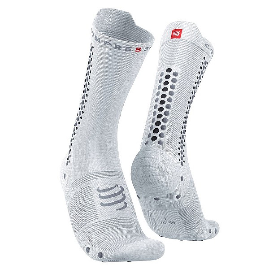 PRO RACING SOCKS V4.0 ΒΙΚΕ WHITE/ALLOY 45-48