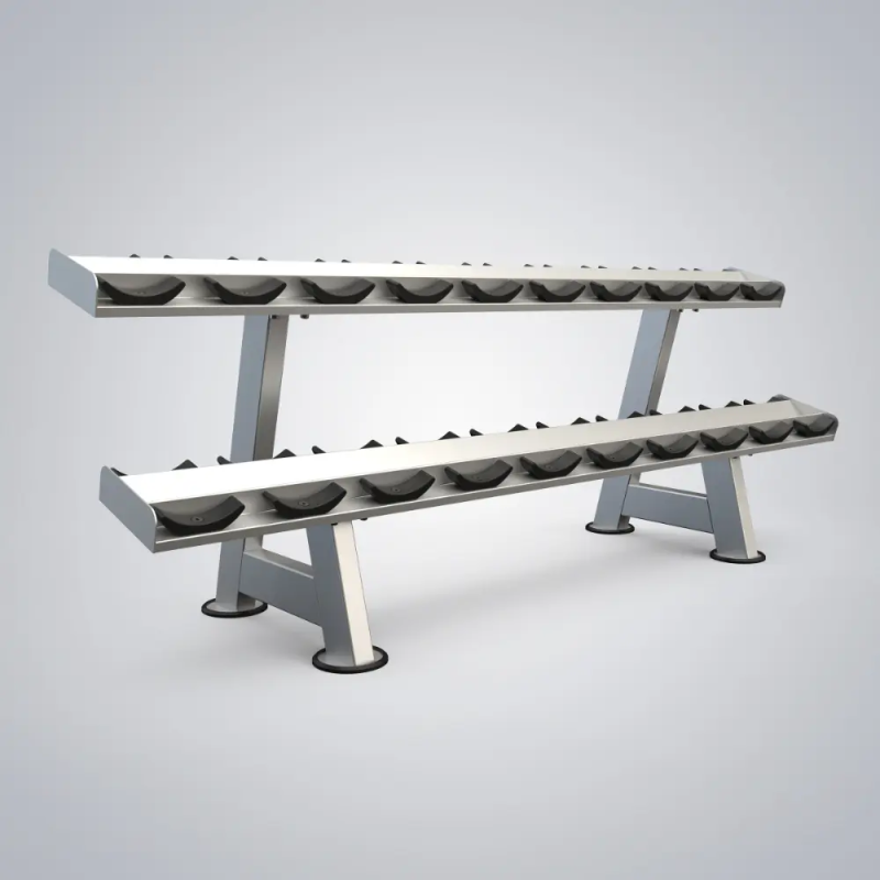 2-Tier 10 Pair Dumbbell Rack