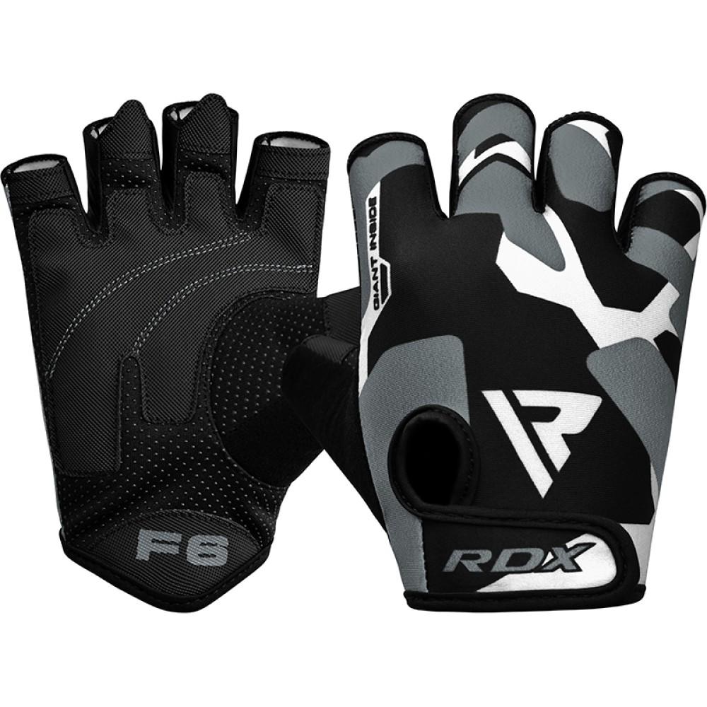 GYM GLOVES SUMBLIMATION F6 GRAY-L
