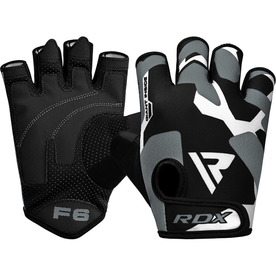 GYM GLOVES SUMBLIMATION F6 GRAY-M