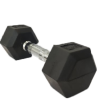 Hexagonal Rubber Dumbbell 20kg Pro-Fit