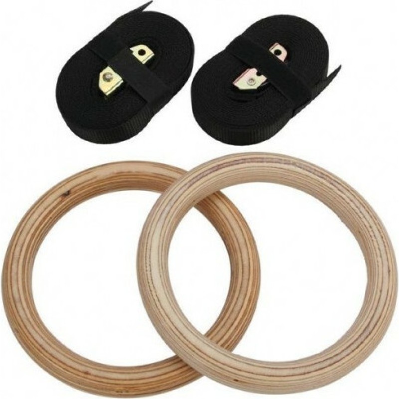 Κρίκοι Γυμναστικής ξύλινοι