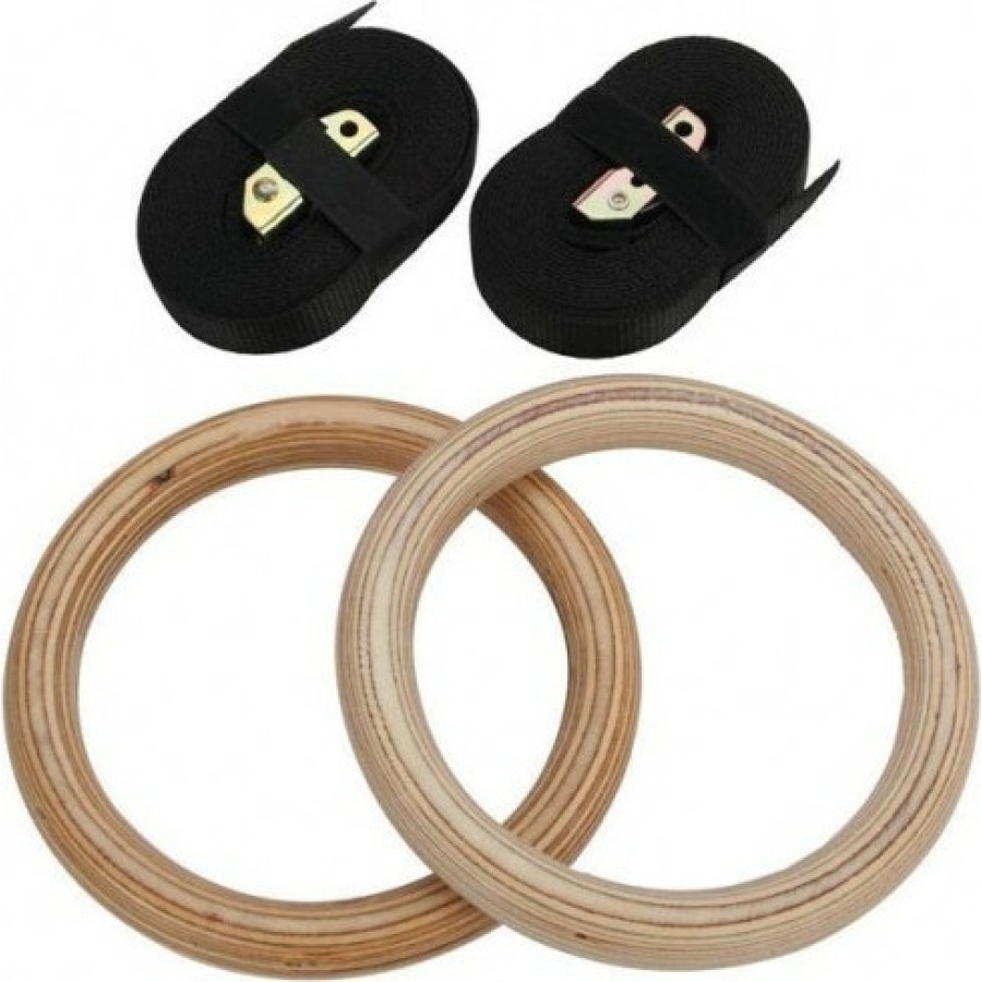 Κρίκοι Γυμναστικής ξύλινοι