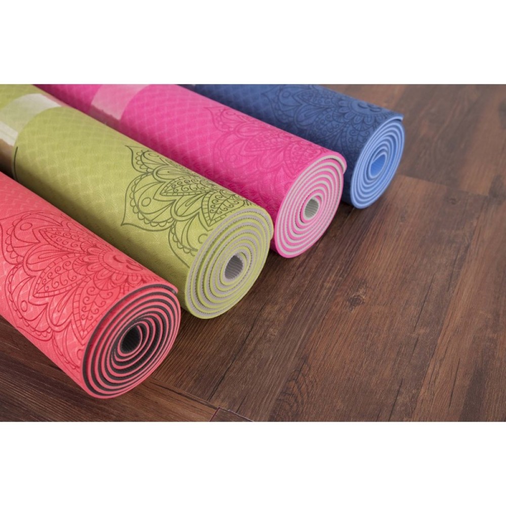 TWO-TONE T.P.E. YOGA MAT