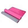 TWO-TONE T.P.E. YOGA MAT FUCHSIA