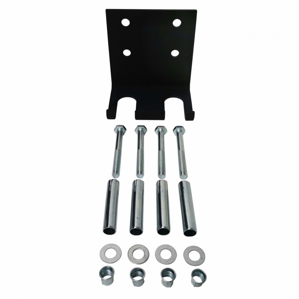 Vertical wall mount for 2 Olympic bars