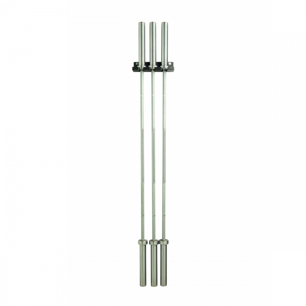 Vertical wall support for 3 Olympic bars